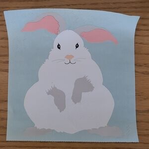 MRS GROSSMAN'S Giant Rabbit Sticker Vintage 89